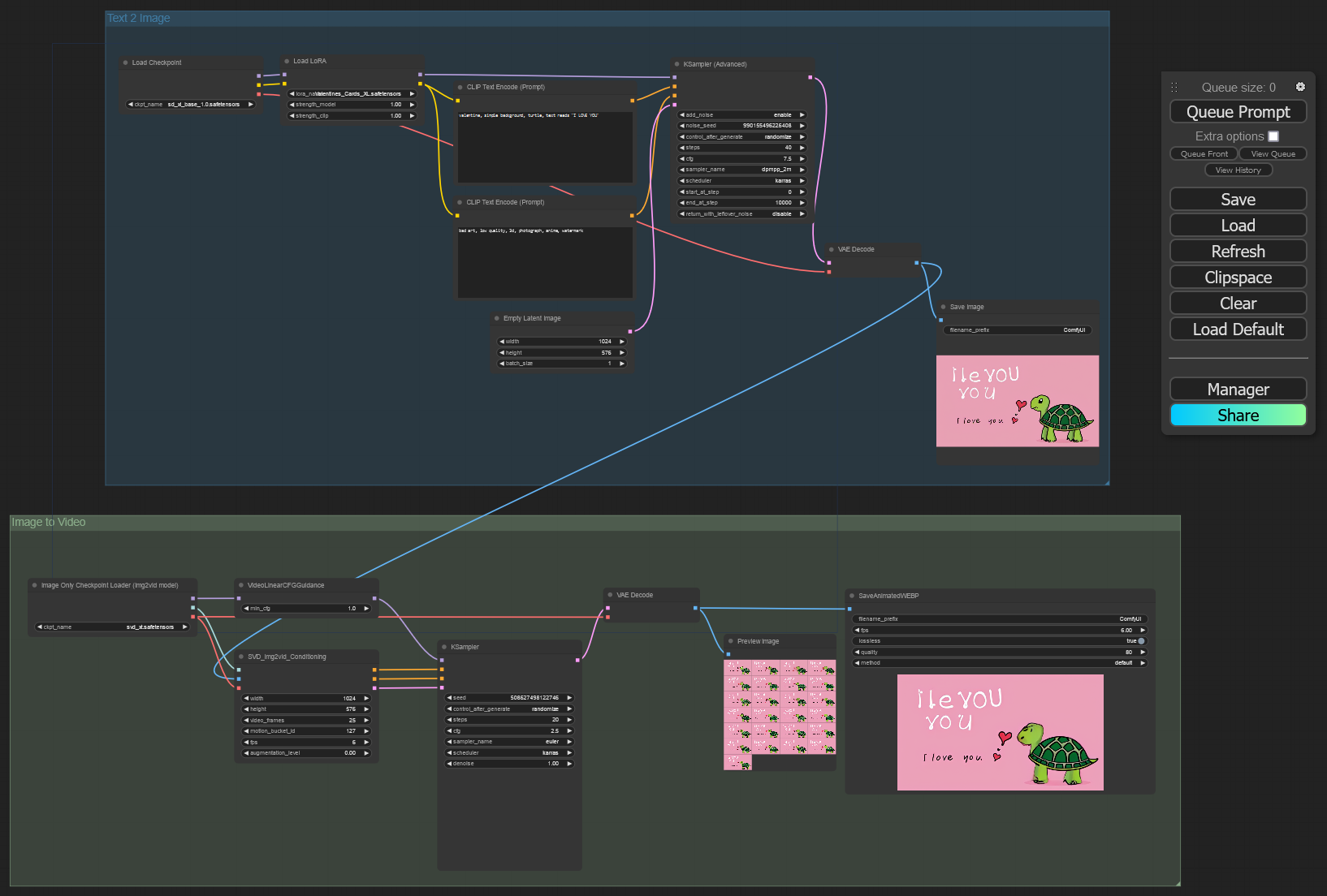 SDXL Pipeline with ComfyUI